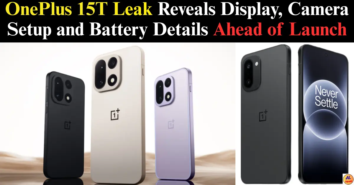 OnePlus 15T Leaks Display, Camera, Battery