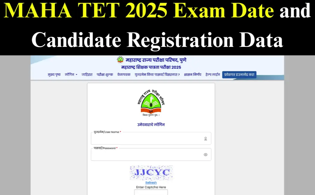 MAHA TET 2025 Exam Date