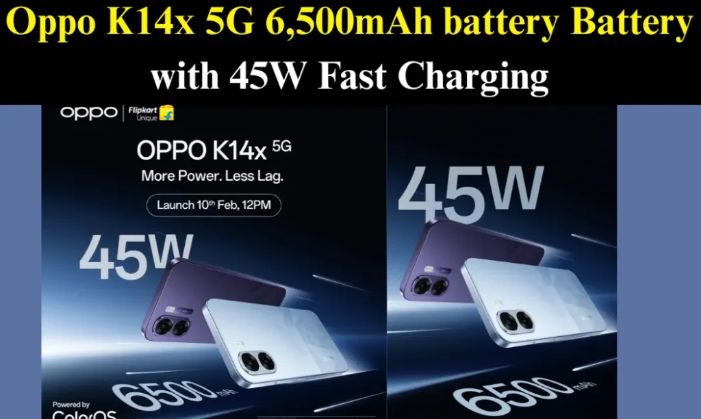 Oppo K14x 5G Battery Deatils