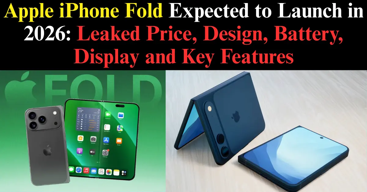 iPhone Fold Leaks Price Design Battery