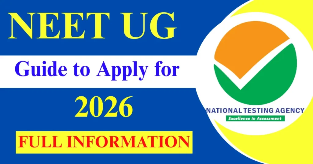 How to Apply NEET UG 2026