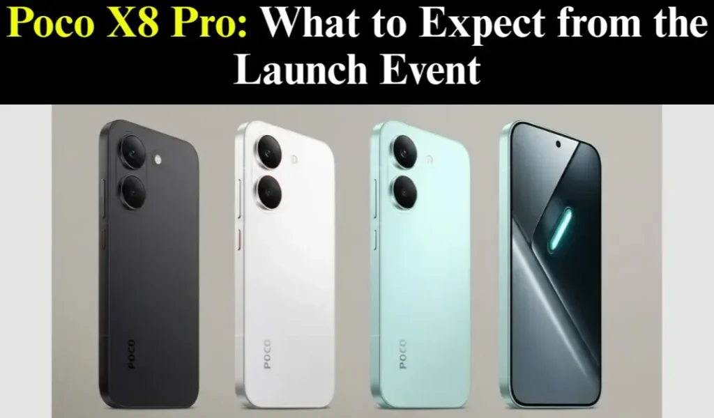Poco X8 Pro Launch Event