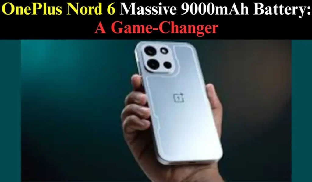 OnePlus Nord 6 Battery