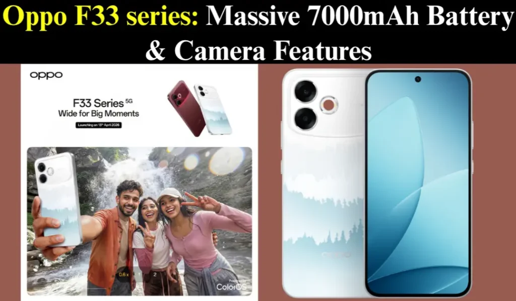 Oppo F33 Series Battery and Camera Features